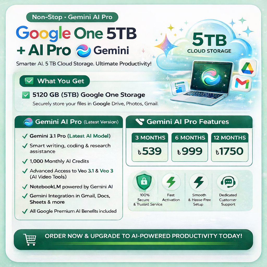 Gemini AI Pro — SubTopup